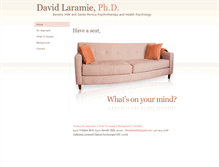 Tablet Screenshot of davidlaramiephd.com